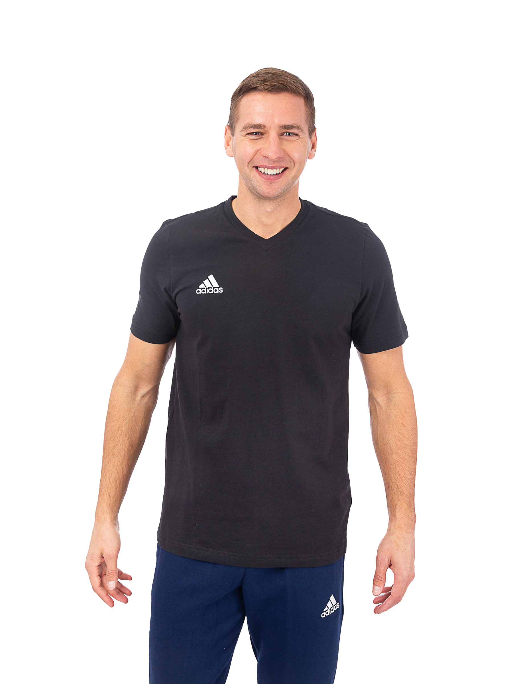 

Футболка мужская Adidas HC0448 черная M, Черный, HC0448