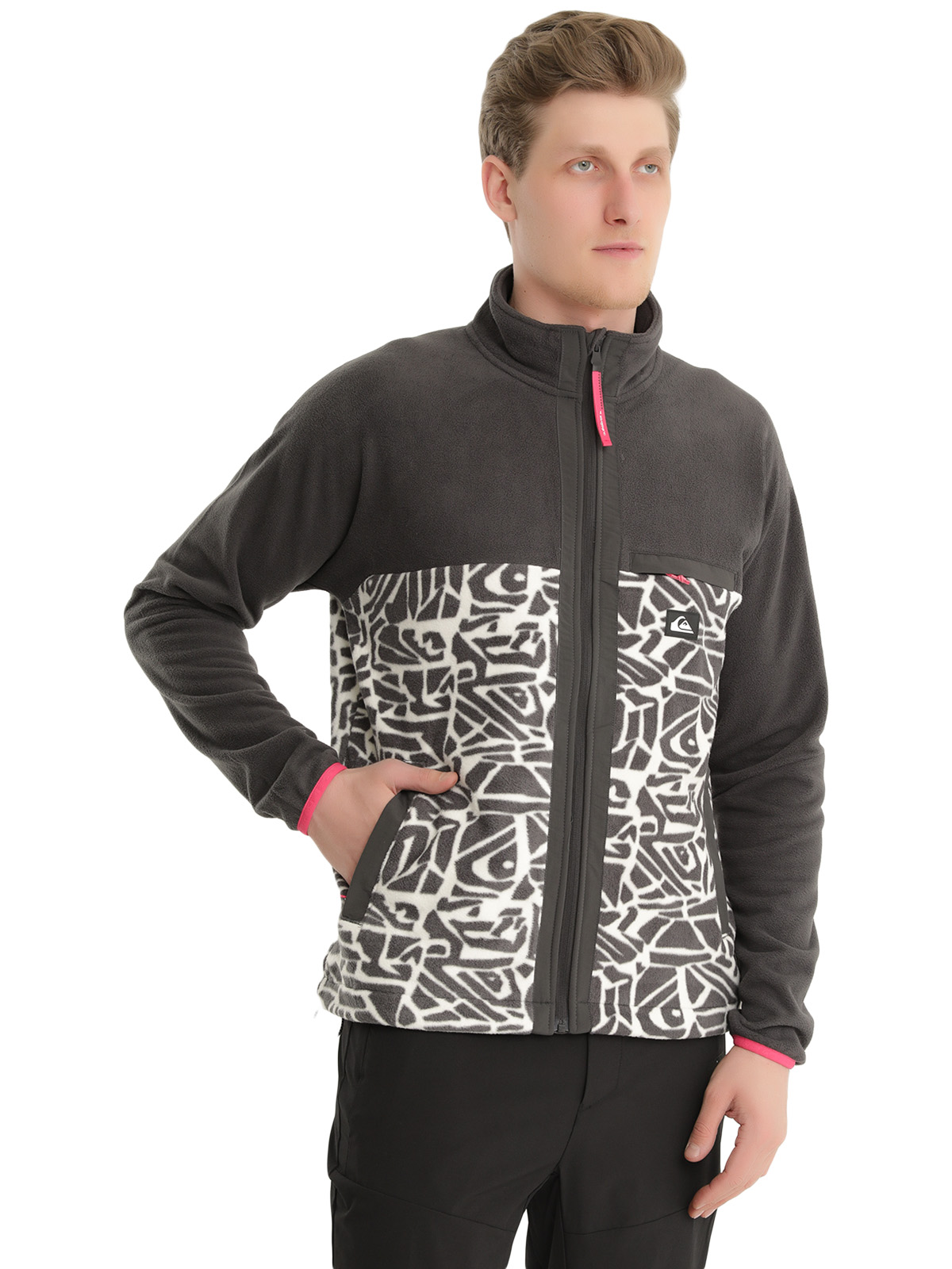 

Толстовка мужская Quiksilver Eqyft04531_Wbk7 серая 54; 56, Серый, Eqyft04531_Wbk7