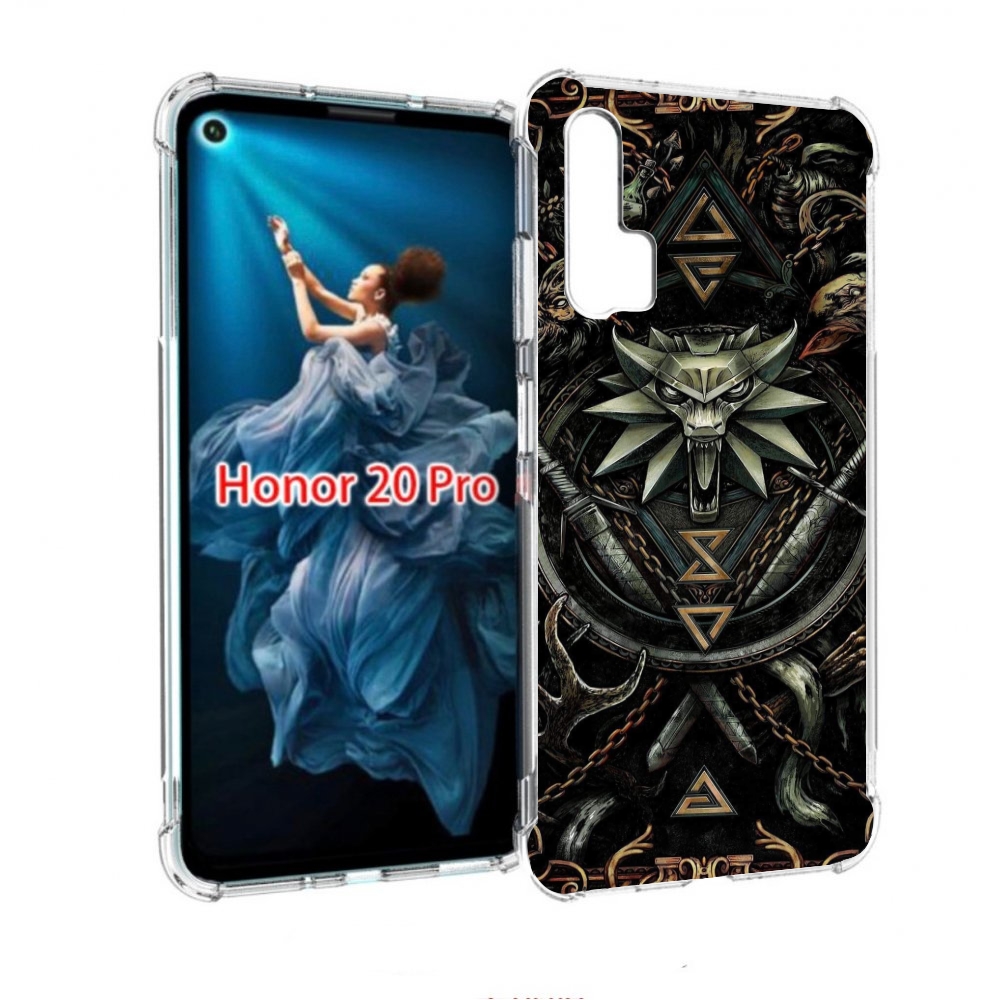 

Чехол бампер MyPads загружено для Honor 20 Pro противоударный, Прозрачный, Tocco