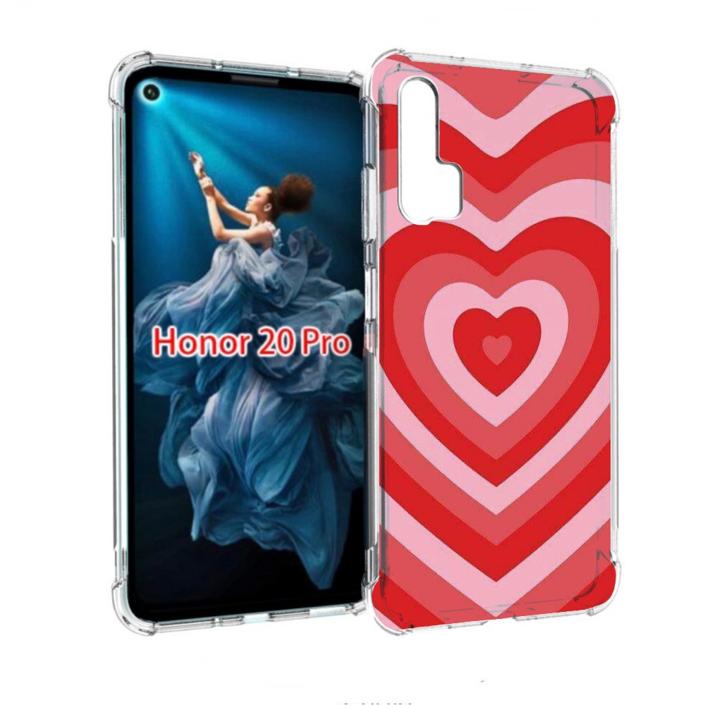 

Чехол бампер MyPads завораживающее сердце женский для Honor 20 P, Прозрачный, Tocco