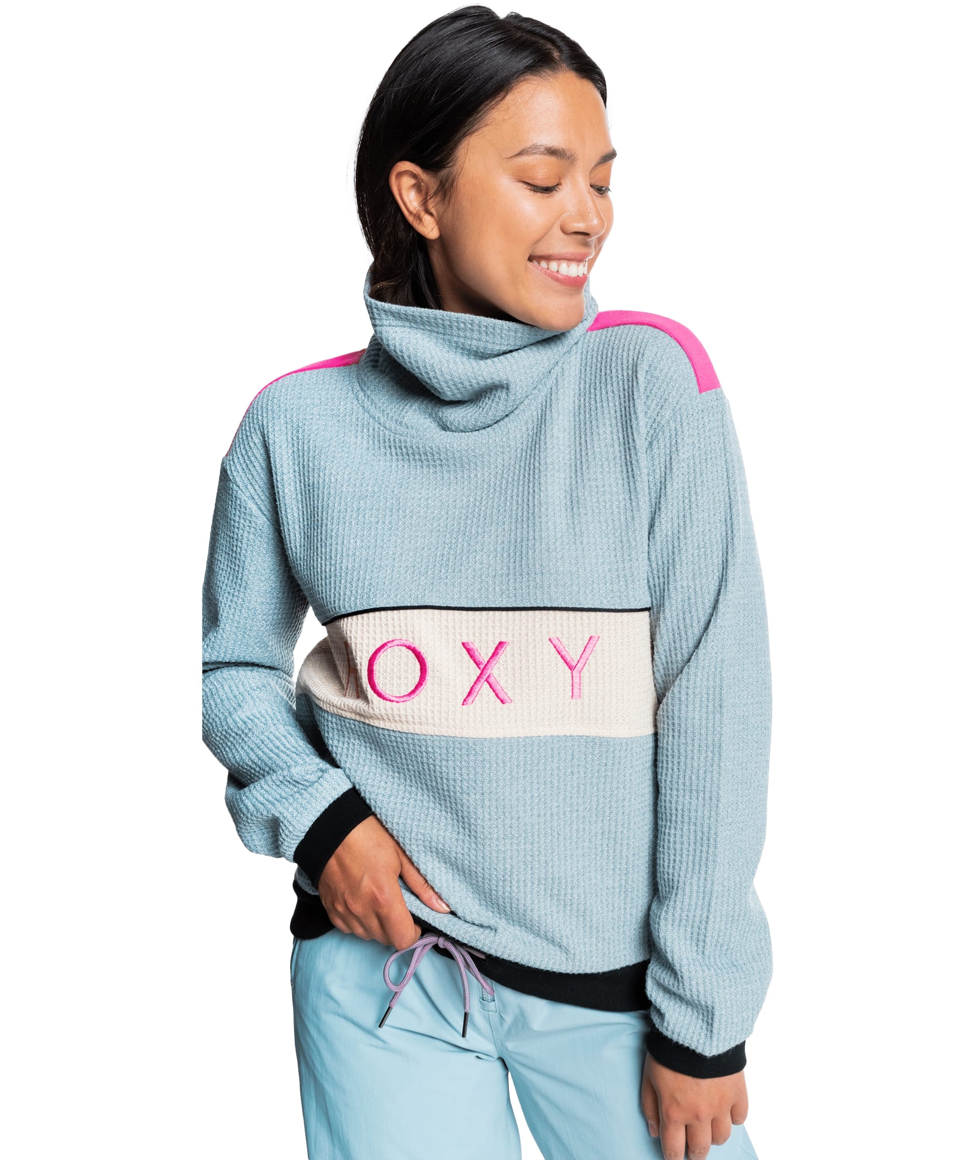 

Джемпер женский Roxy Erjft04417_Bhy0 голубой 48, Erjft04417_Bhy0