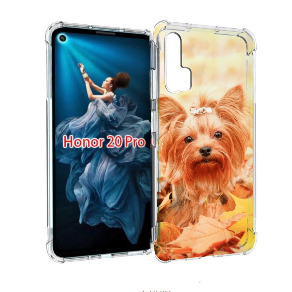 

Чехол бампер MyPads еркширдскии терьер иорк для Honor 20 Pro п, Прозрачный, Tocco