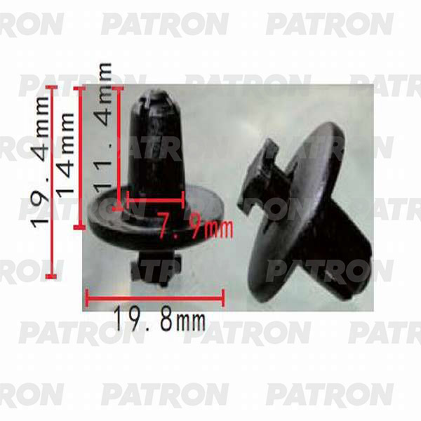 

Клипса Автомобильная PATRON P370332