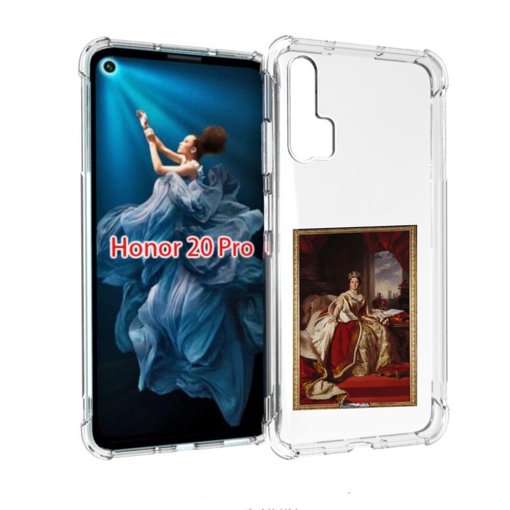 

Чехол бампер MyPads елизавета-2 для Honor 20 Pro противоударный, Прозрачный, Tocco