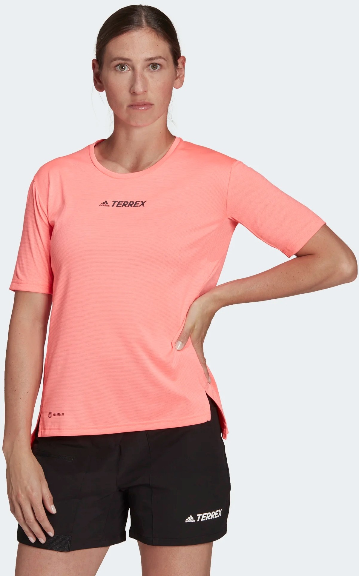

Футболка женская Adidas H53384 розовая XL, H53384
