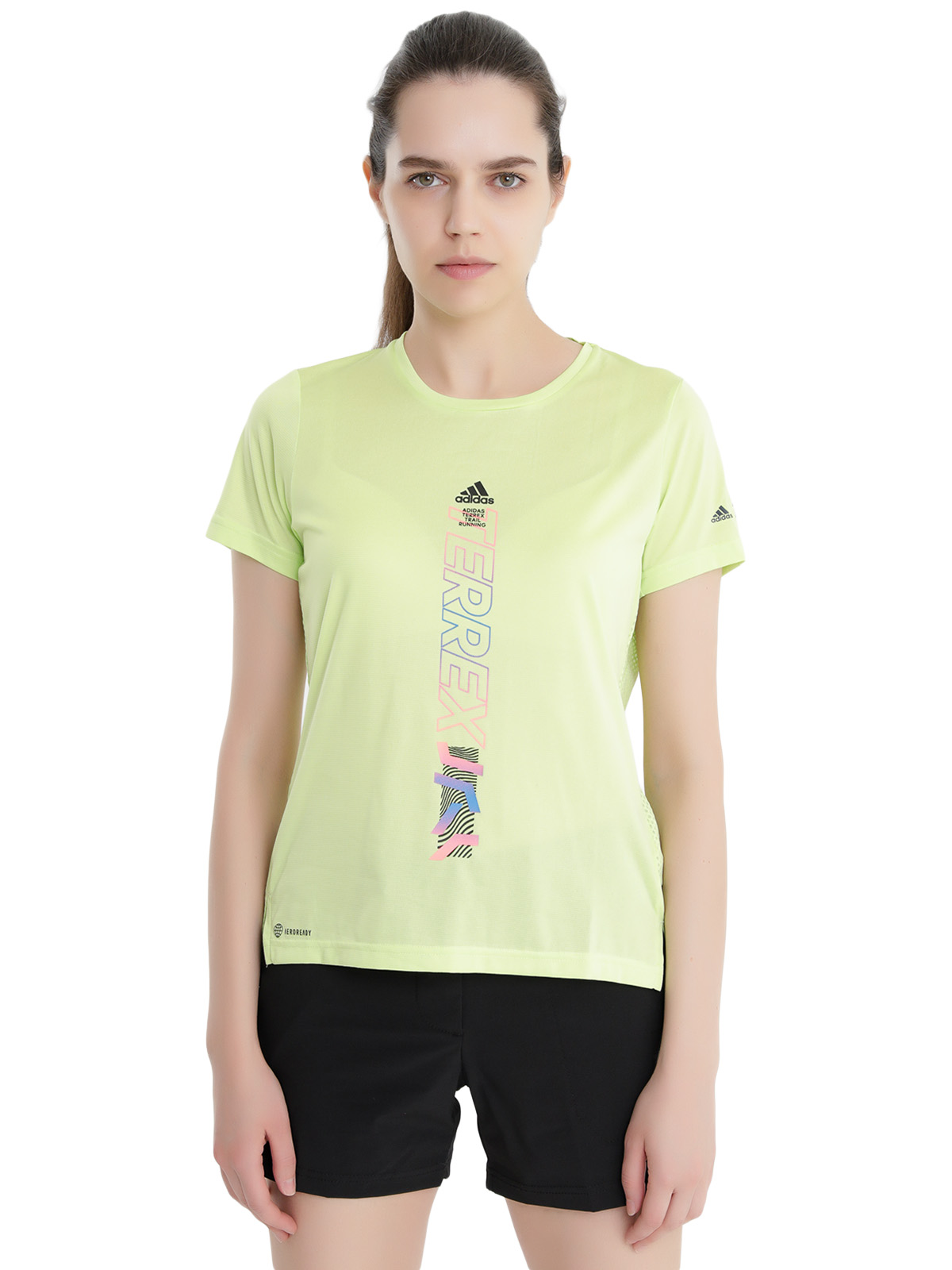 Футболка женская Adidas H11736 зеленая 48