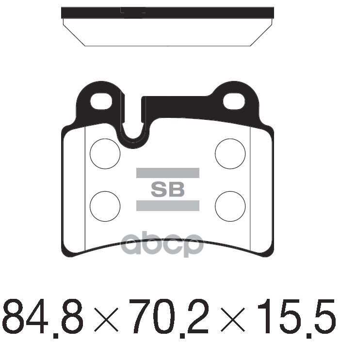 

Тормозные колодки Sangsin brake задние SP2232