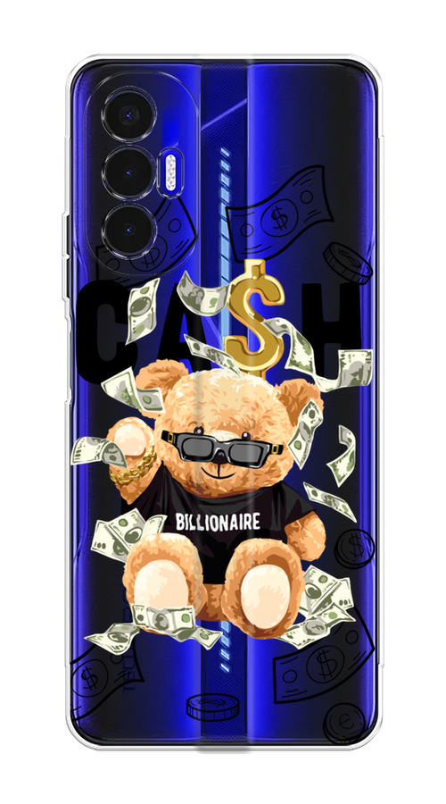 

Чехол на Tecno Pova 3 "Big cash", Черный;серый;бежевый, 301550-6