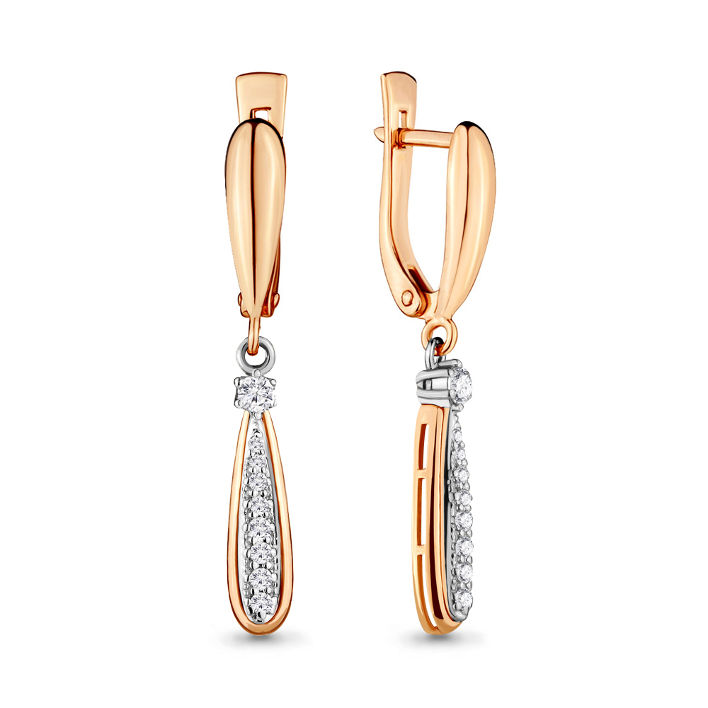 

Серьги из красного золота с бриллиантом Aquamarine Aquamarine 940136к_585_кз, 940136к_585_кз