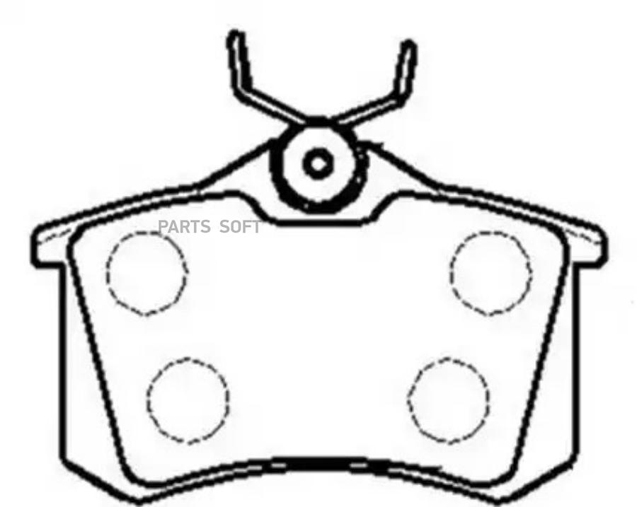 

Колодки Тормозные Дисковые Peugeot: 405 Vw: Golf, Jetta, Polo, Vento Audi: A4, A6 HSB HP83