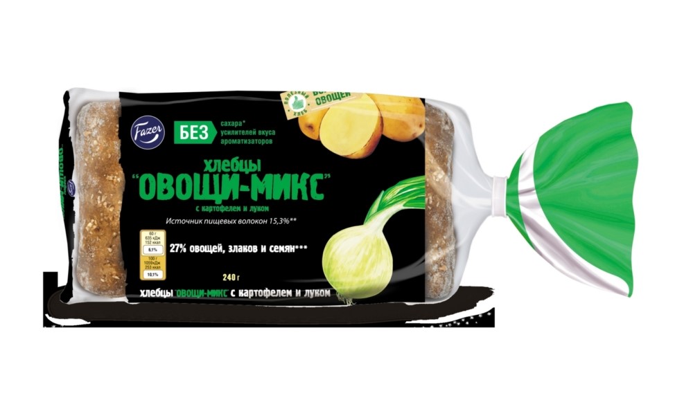 

Хлебцы пшеничные Овощи-микс с картофелем и луком 240 г