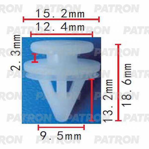 

Клипса Автомобильная PATRON P370270