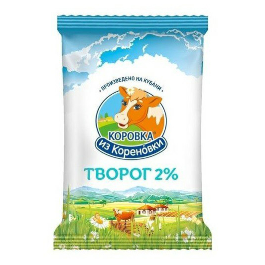 фото Творог коровка из кореновки 2% бзмж 180 г