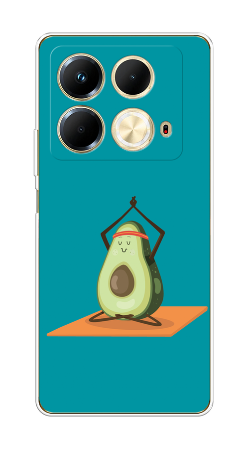 

Чехол на Infinix Note 40 "Расслабься с авокадо", Бирюзовый, 3105850-1