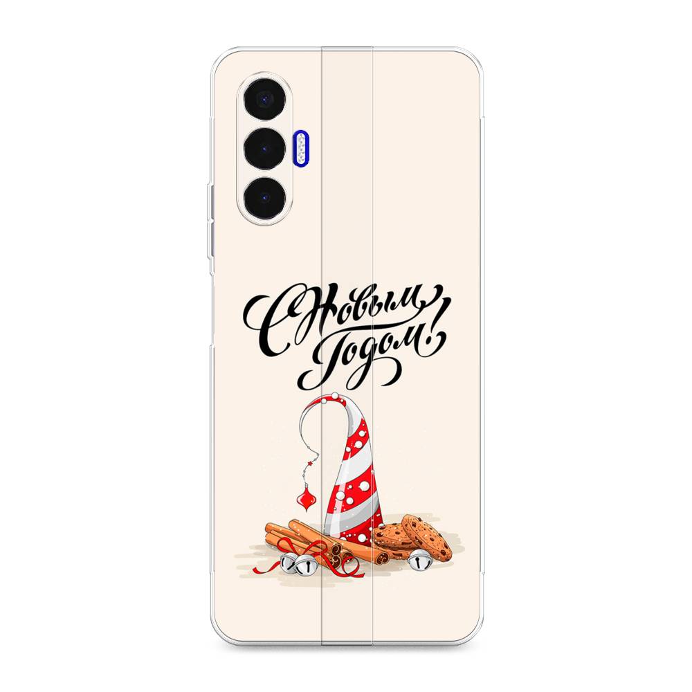 

Чехол для Tecno Pova 3 "Подарки на Новый Год", Бежевый;красный;черный, 301550-5