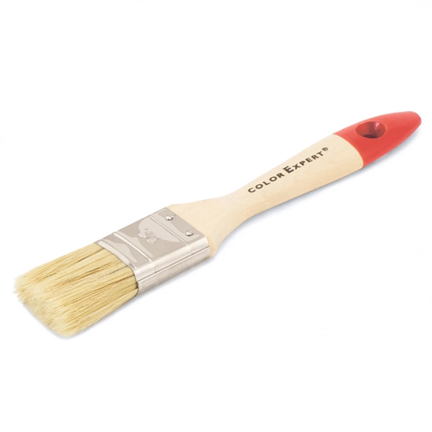 Кисть для красок COLOR EXPERT 30 мм деревянная ручка флейцевая кисть master color