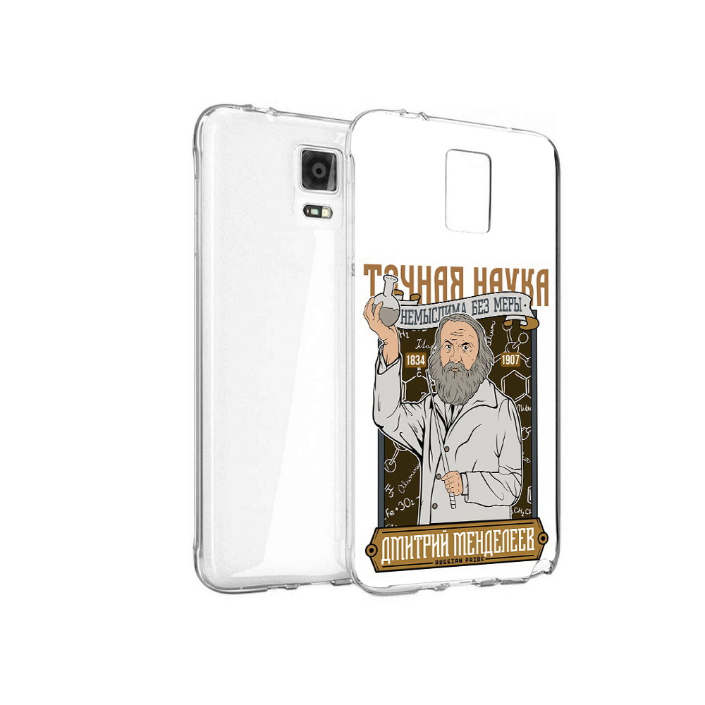 

Чехол MyPads Tocco для Samsung Galaxy Note 4 Дмитрий Менделеев, Прозрачный, Tocco
