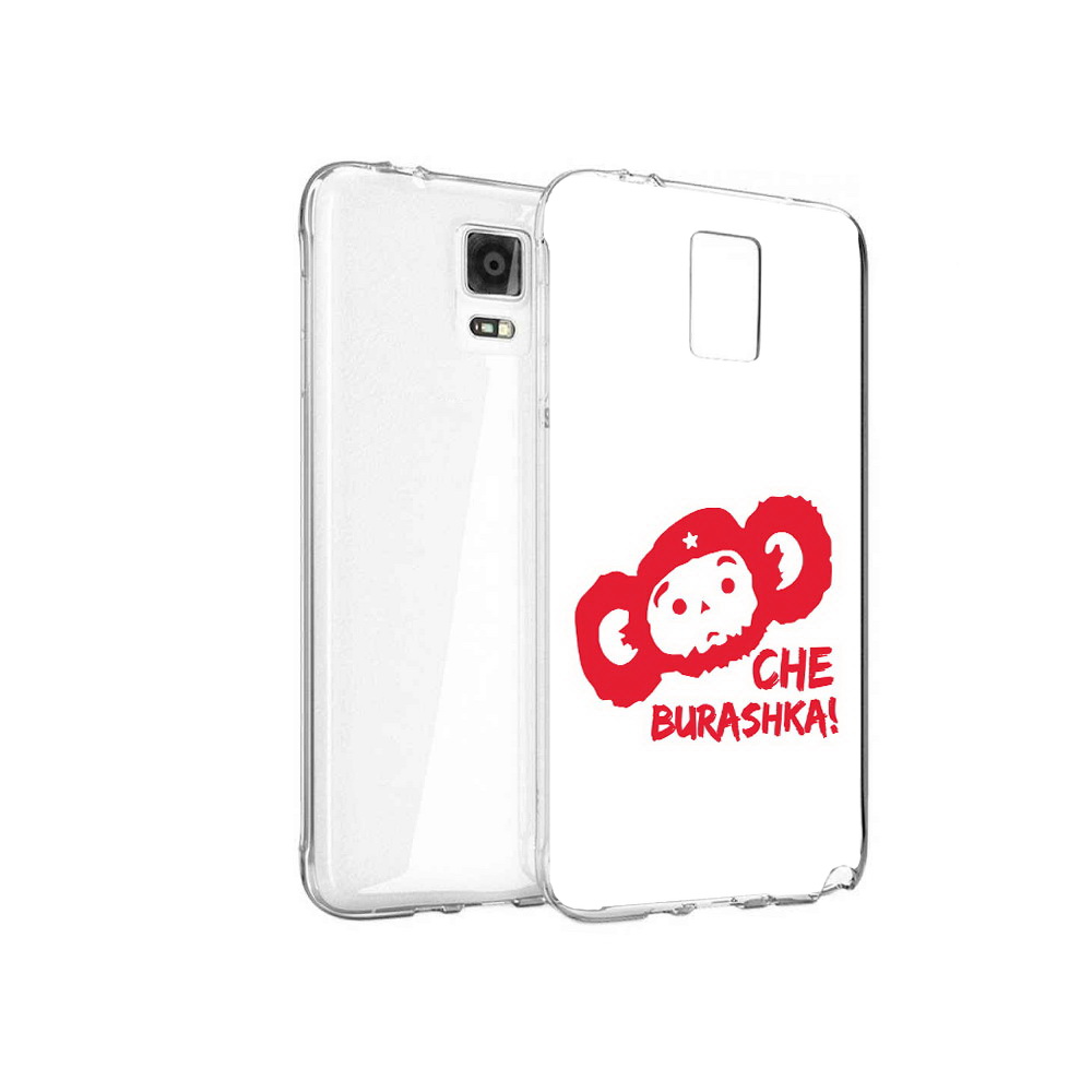 

Чехол MyPads Tocco для Samsung Galaxy Note 4 чебурашка, Прозрачный, Tocco