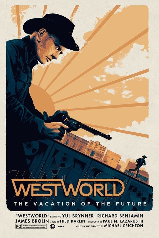 

Постер к фильму "Западный мир" (Westworld) Оригинальный 50,8x76,2 см