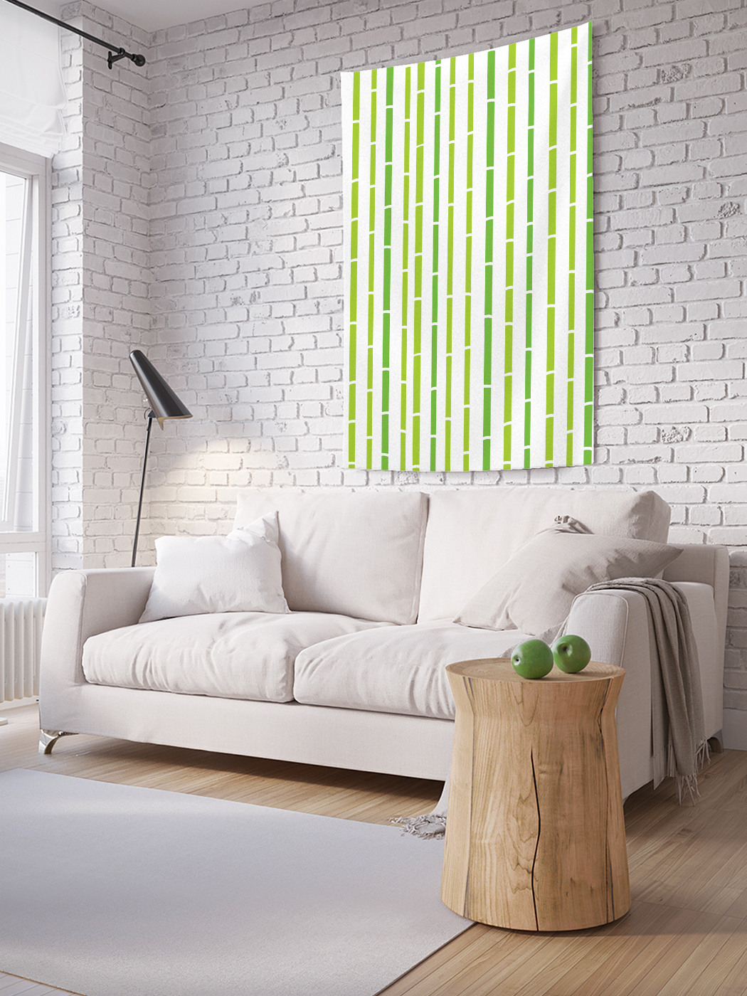 

Вертикальное фотопанно на стену JoyArty Геометрия бамбуковой рощи 150x200 см, Геометрия бамбуковой рощи