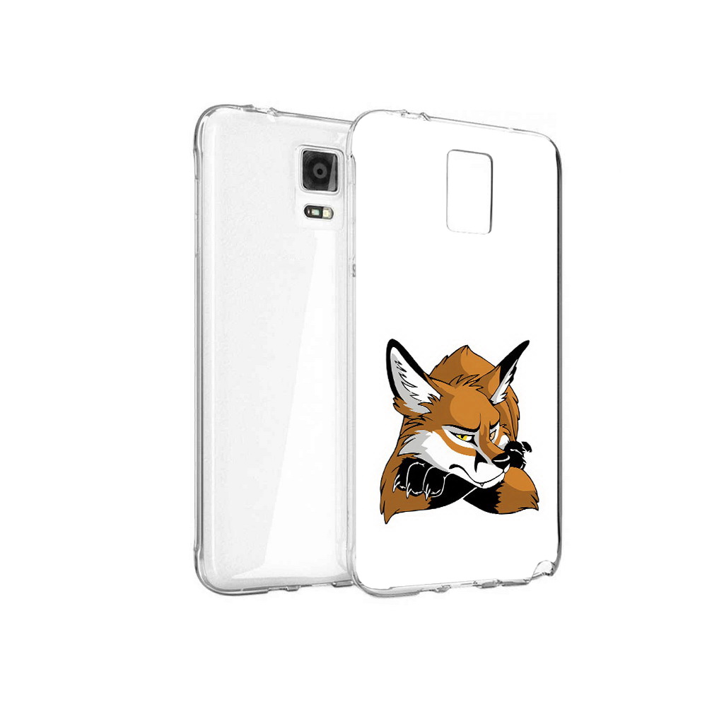 

Чехол MyPads Tocco для Samsung Galaxy Note 4 фокс, Прозрачный, Tocco