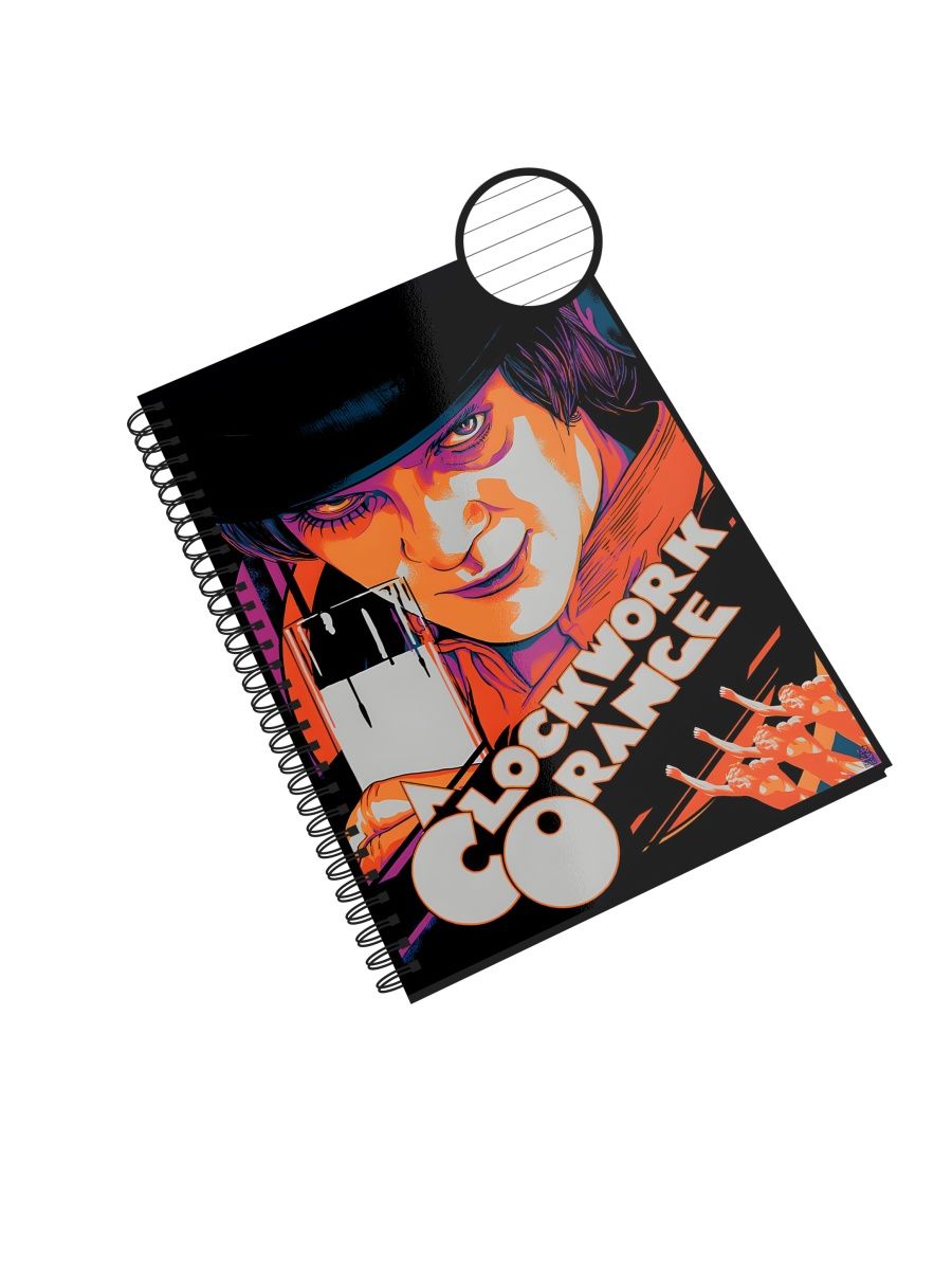 

Блокнот Каждому Своё "Заводной апельсин/Clockwork Orange" NP-FMZA9-A5/3 A5 48л в линейку, NP-FMZA9-A5/3