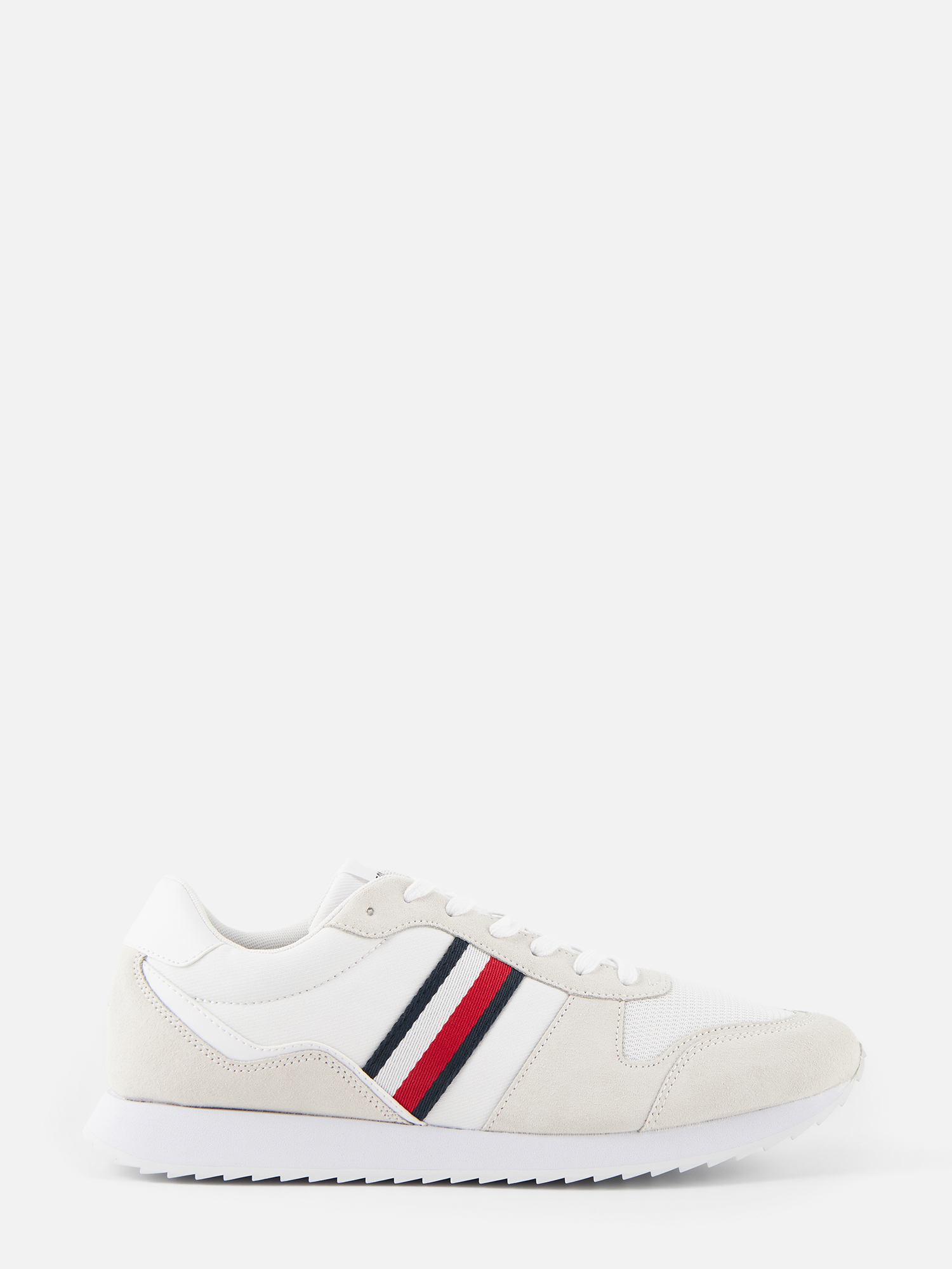 

Кроссовки мужские Tommy Hilfiger FM0FM04886 белые 45 EU, Белый, FM0FM04886