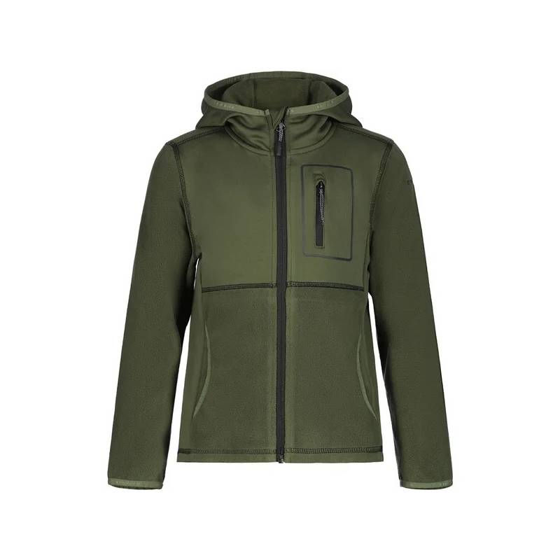 Толстовка детская Icepeak Leander Jr, цвет dark olive, 128