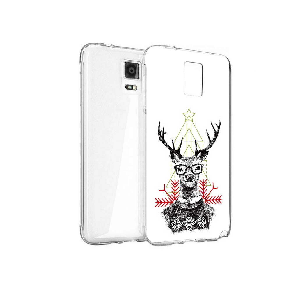 

Чехол MyPads Tocco для Samsung Galaxy Note 4 умный олень, Прозрачный, Tocco