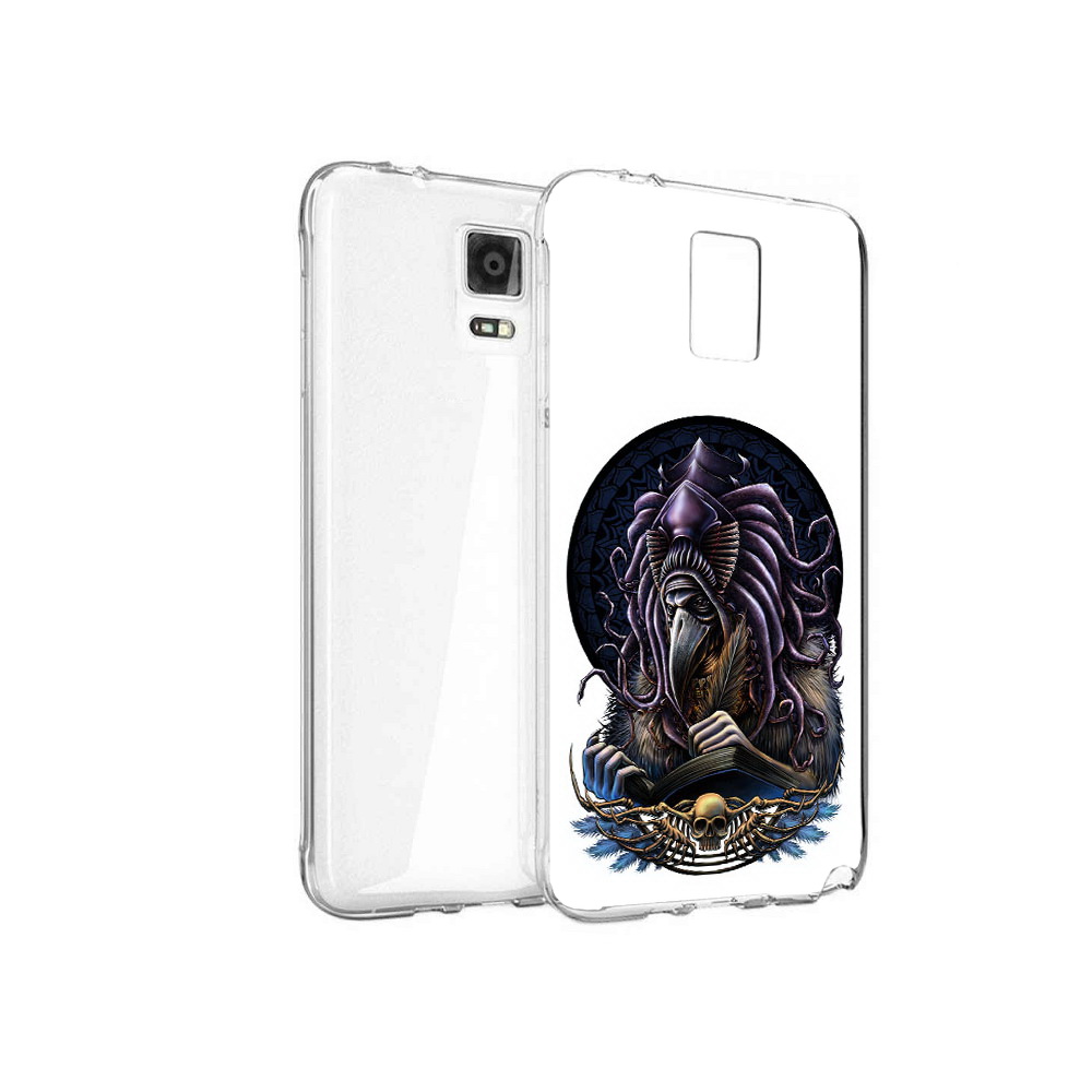 

Чехол MyPads Tocco для Samsung Galaxy Note 4 умный ворон, Прозрачный, Tocco