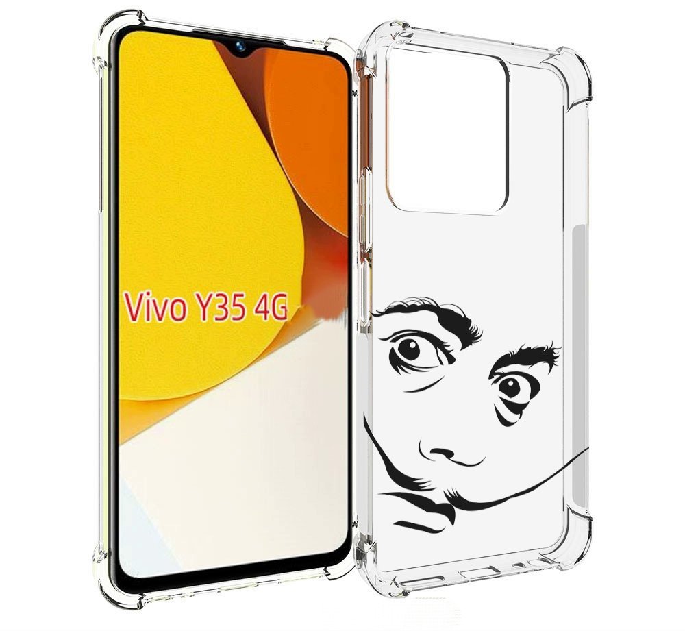 

Чехол MyPads мужчина с длинными усами для Vivo Y35 4G 2022 / Vivo Y22, Прозрачный, Tocco