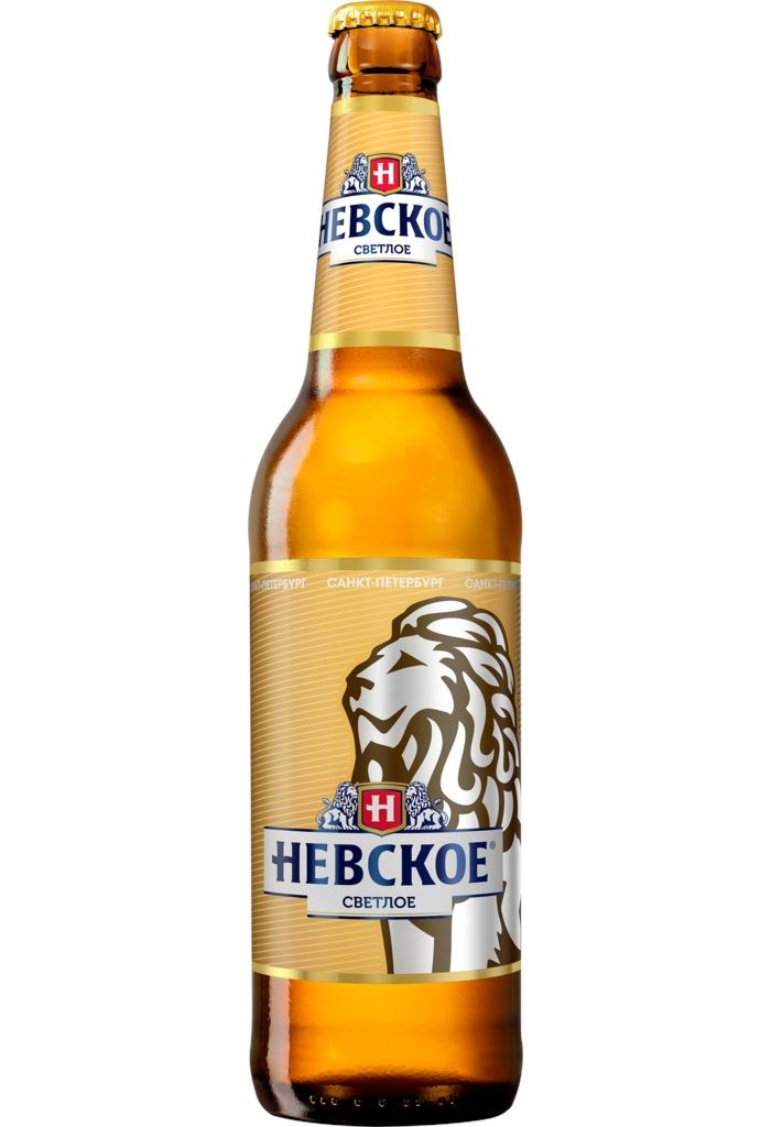 

Безалкогольное пиво Невское светлое пастеризованное 0,47 л