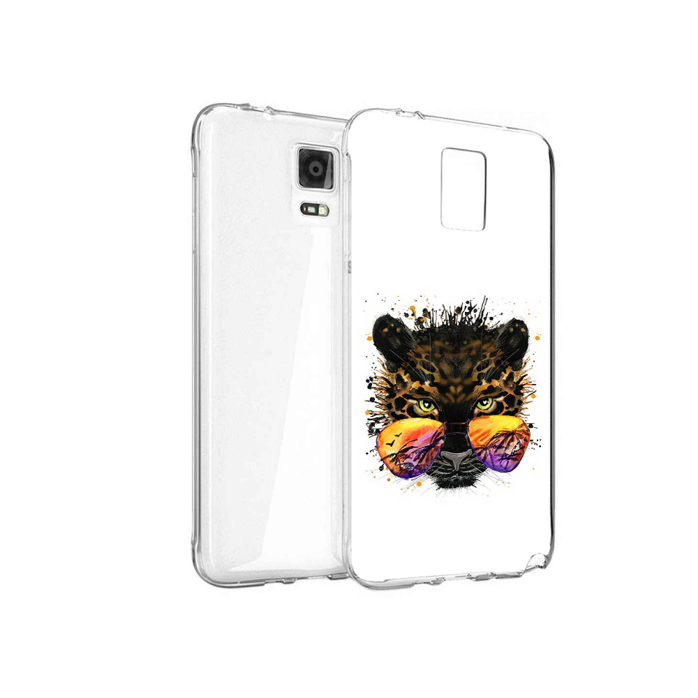 

Чехол MyPads Tocco для Samsung Galaxy Note 4 тропический леопард, Прозрачный, Tocco