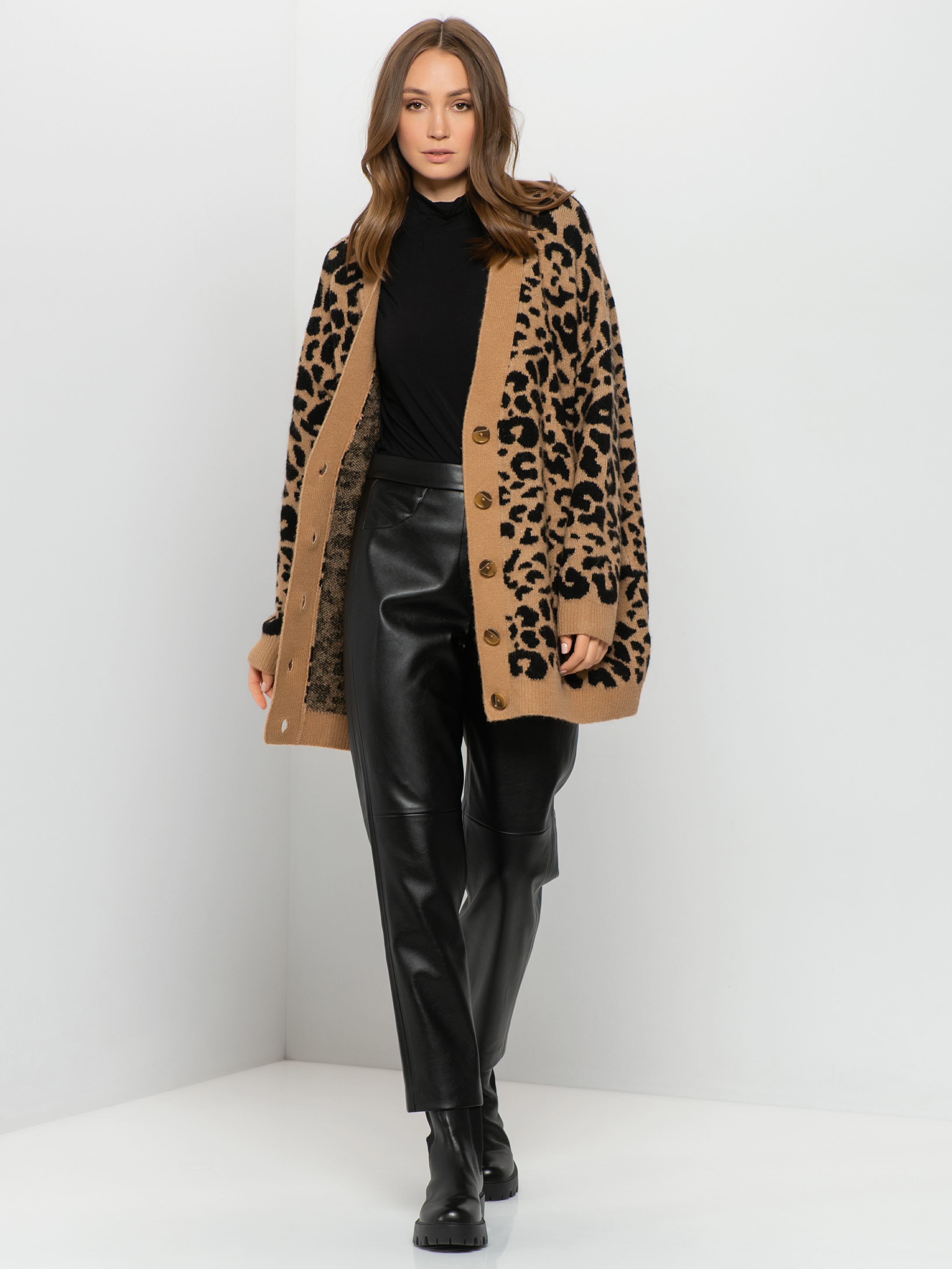 

Кардиган женский Gerry Weber 530226-44708-9018 коричневый 46, 530226-44708-9018