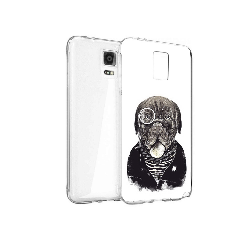 

Чехол MyPads Tocco для Samsung Galaxy Note 4 солидный песик, Прозрачный, Tocco