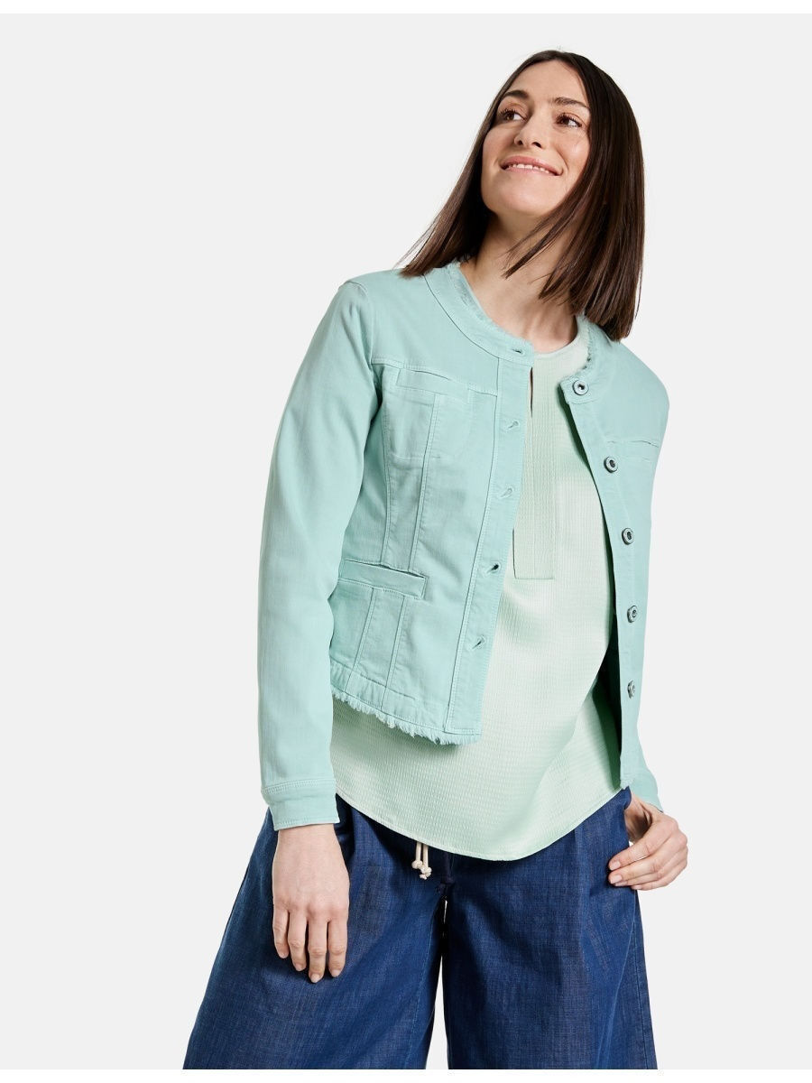 

Жакет женский Gerry Weber 530042-31499-50892 зеленый 40, 530042-31499-50892