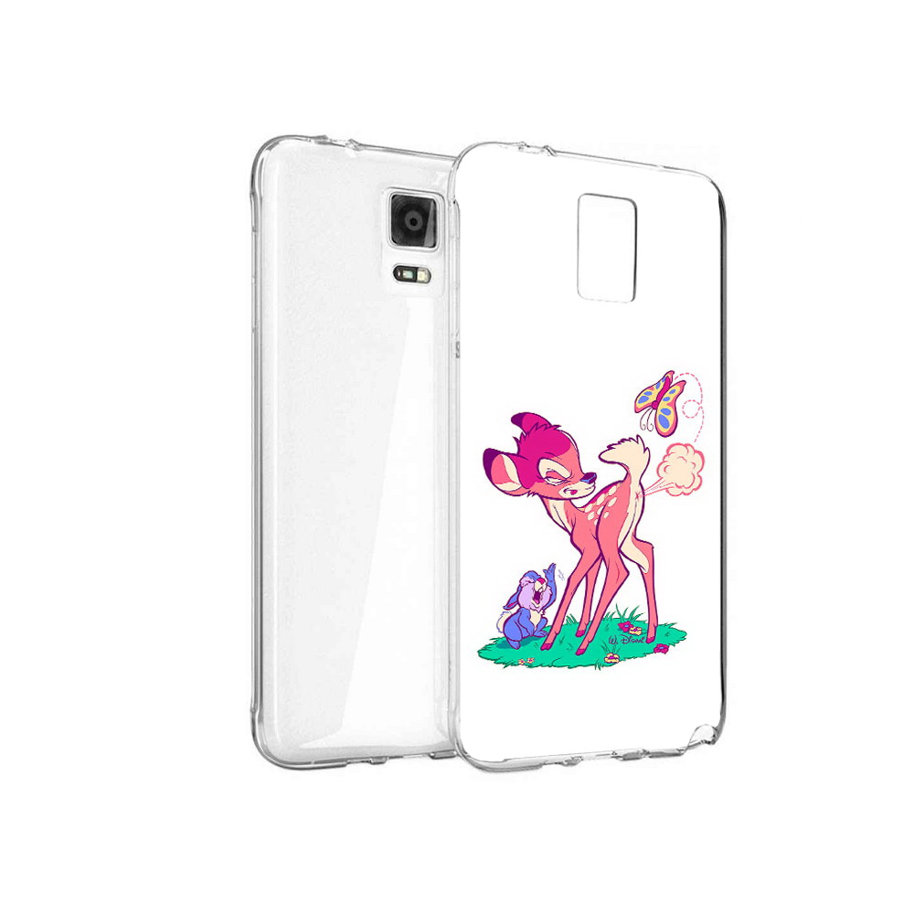 

Чехол MyPads Tocco для Samsung Galaxy Note 4 смешной олененок, Прозрачный, Tocco