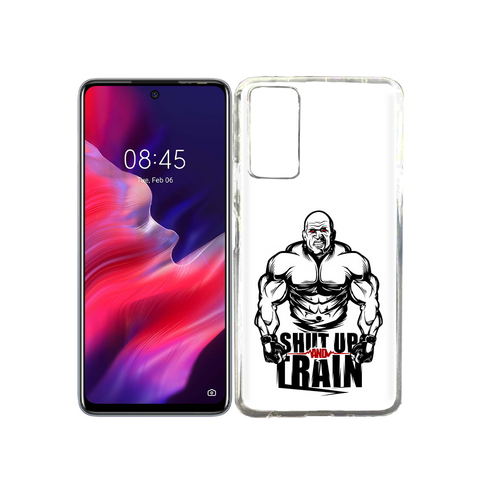 

Чехол MyPads Tocco для Tecno Pova 2 здоровое тело, Прозрачный, Tocco