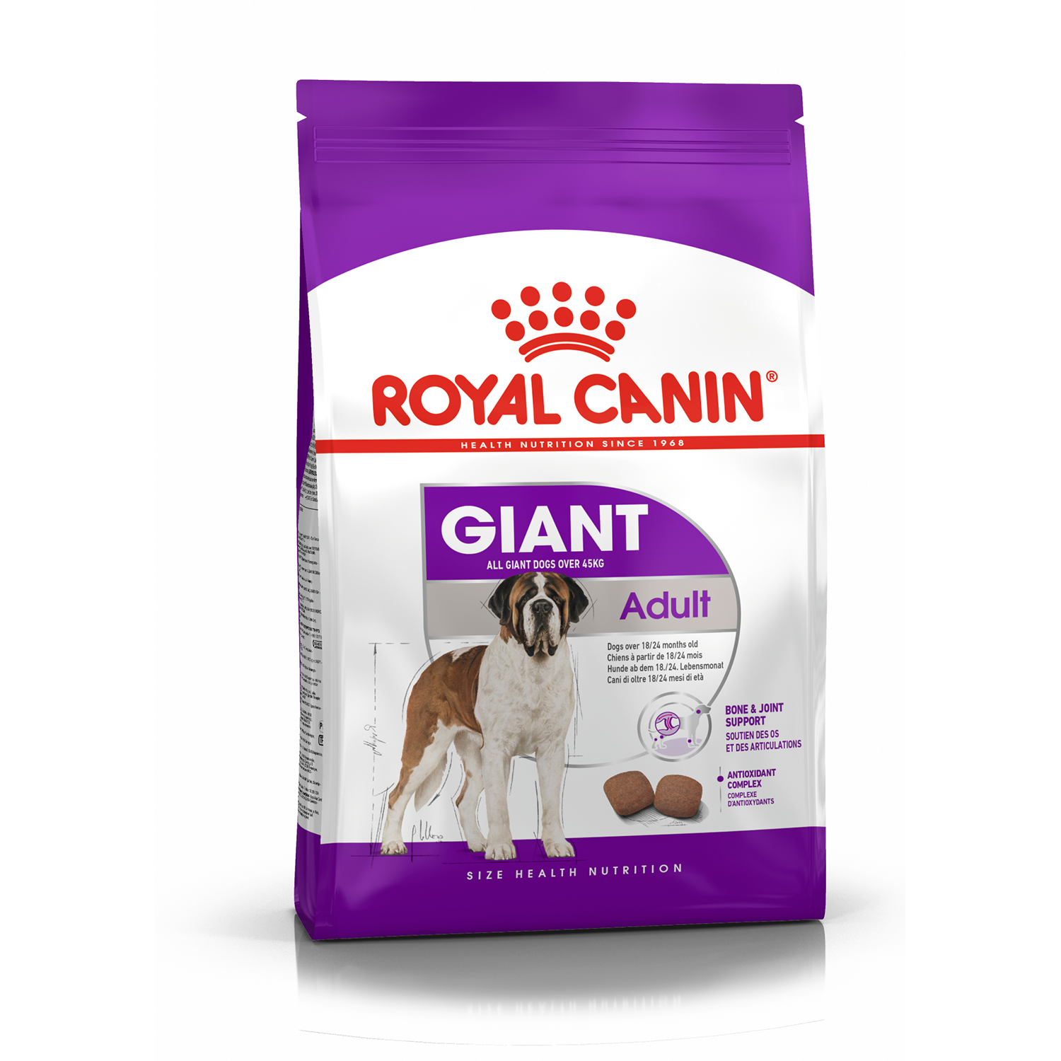 

Сухой корм для собак Royal Canin Giant Adult, для гигантских пород 4 кг, Giant Adult