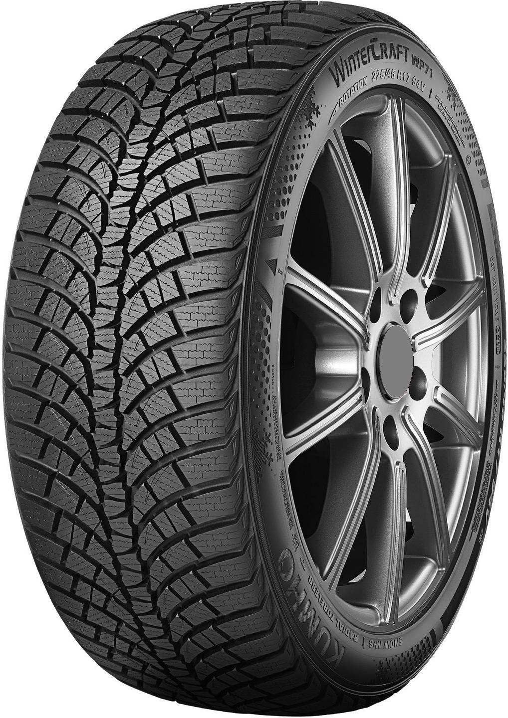 

Шины Kumho Wintercraft WP71 205/45 R17 84V, Wintercraft WP71