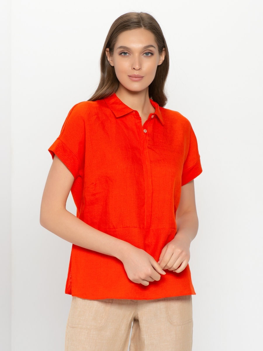 

Блуза женская Gerry Weber 470110-44150-60677 красная 38, 470110-44150-60677