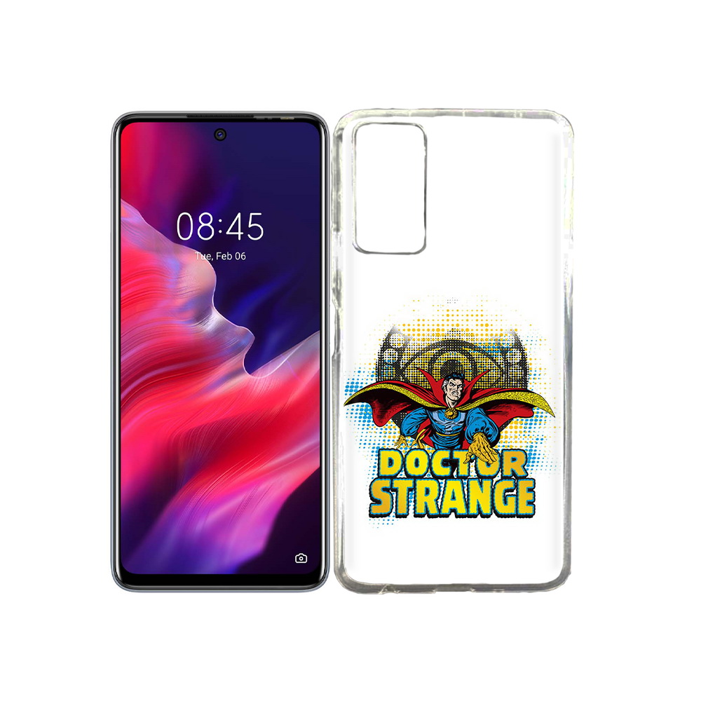 

Чехол MyPads Tocco для Tecno Pova 2 доктор стренж рисунок, Прозрачный, Tocco