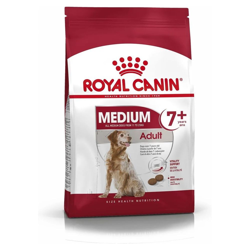 фото Сухой корм для собак royal canin, для средних пород, от 7 лет, 15 кг
