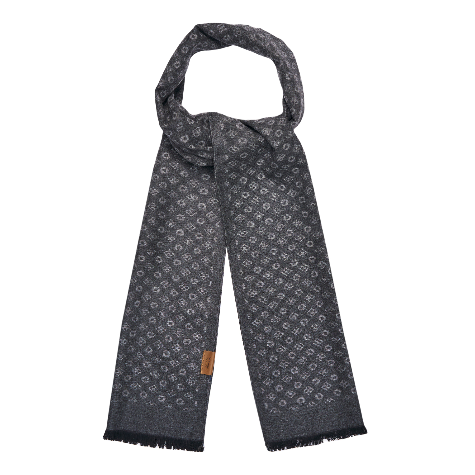 

Шарф мужской Dr.Koffer S810745-157-77 серый, 65х180х1.5 см, S810745-157-77