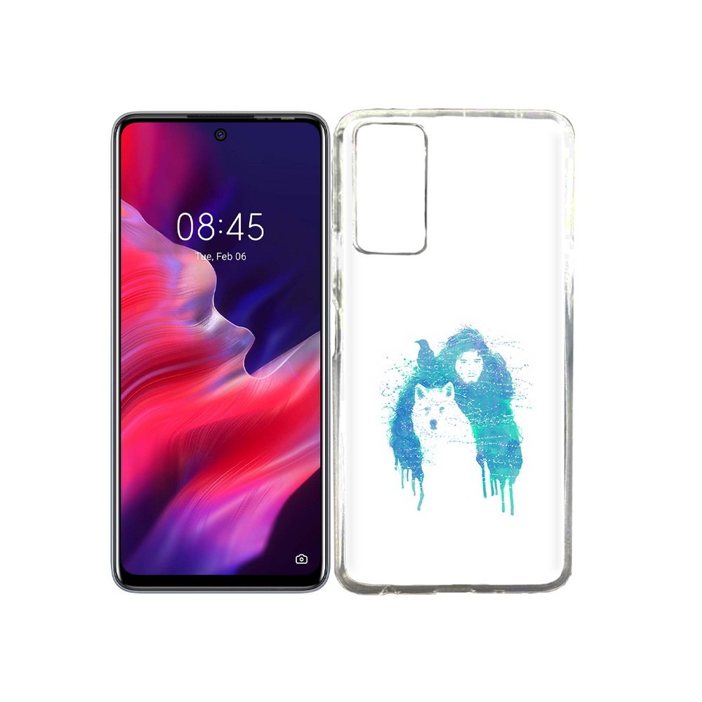 

Чехол MyPads Tocco для Tecno Pova 2 джон сноу, Прозрачный, Tocco
