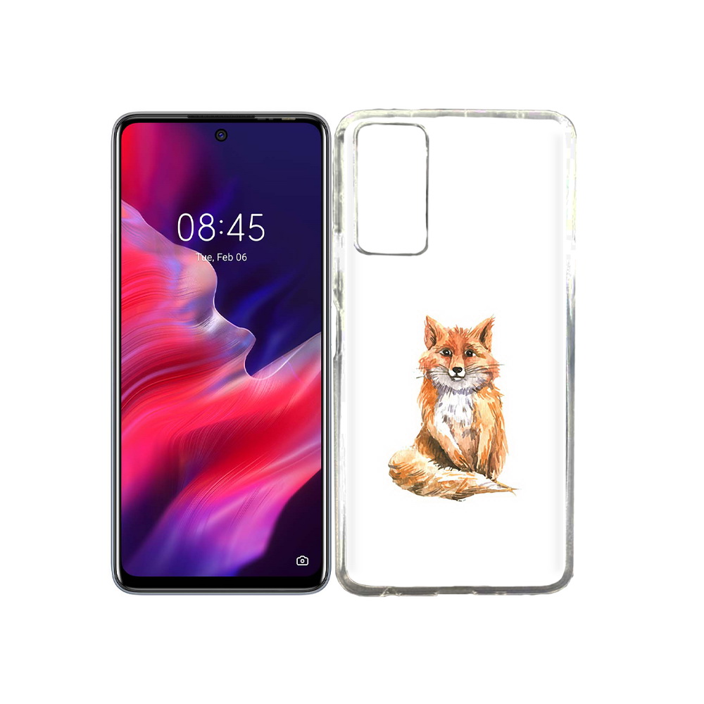 

Чехол MyPads Tocco для Tecno Pova 2 детская лиса, Прозрачный, Tocco