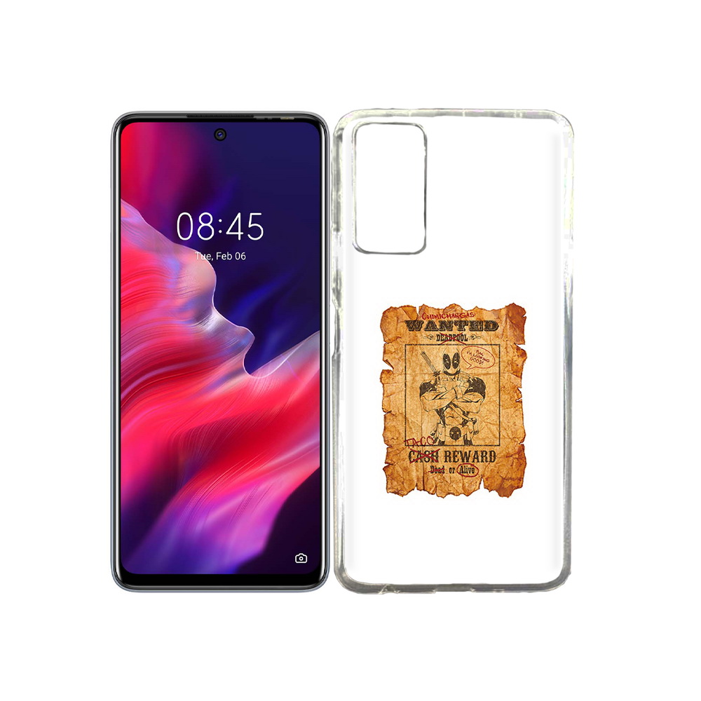 

Чехол MyPads Tocco для Tecno Pova 2 дедпул, Прозрачный, Tocco