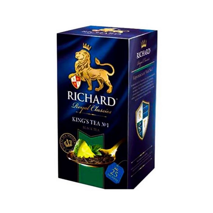 Чай черный Richard King's Tea № 1 в сашетах 2 г х 25 шт