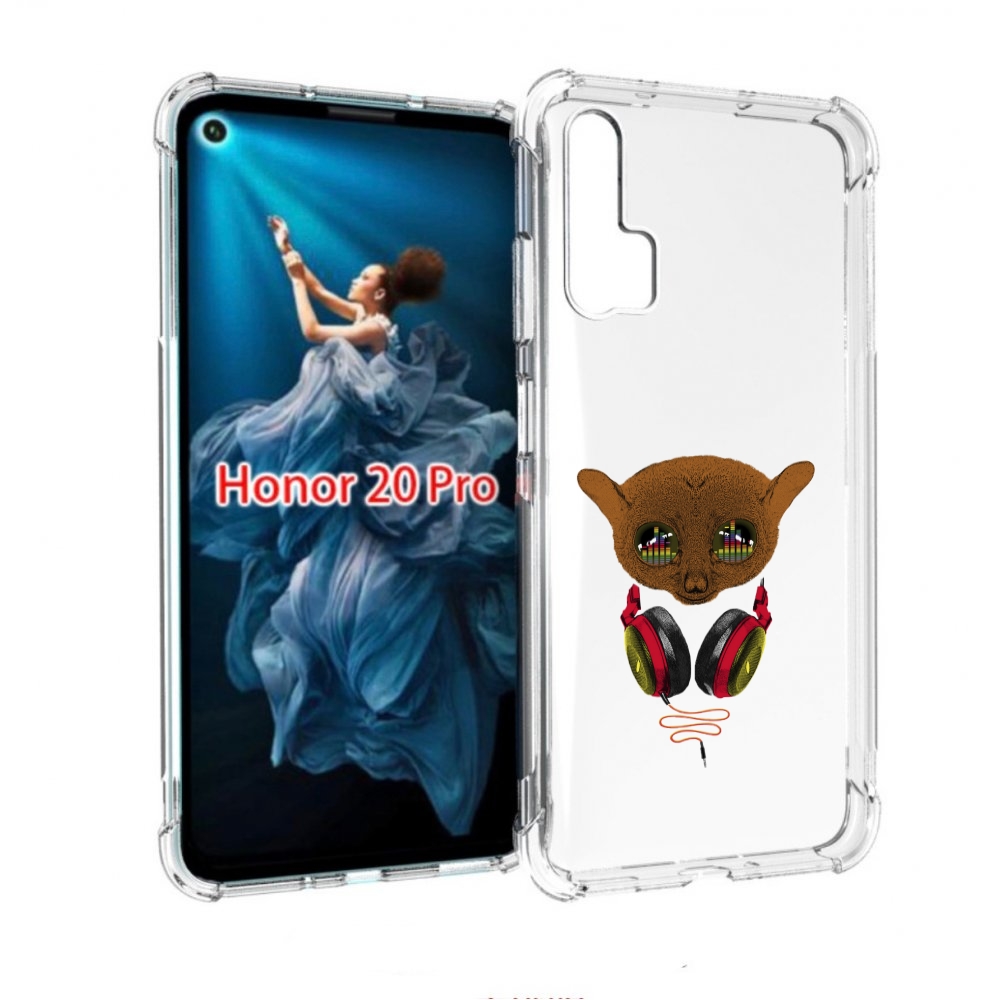 

Чехол бампер MyPads диджей для Honor 20 Pro противоударный, Прозрачный, Tocco
