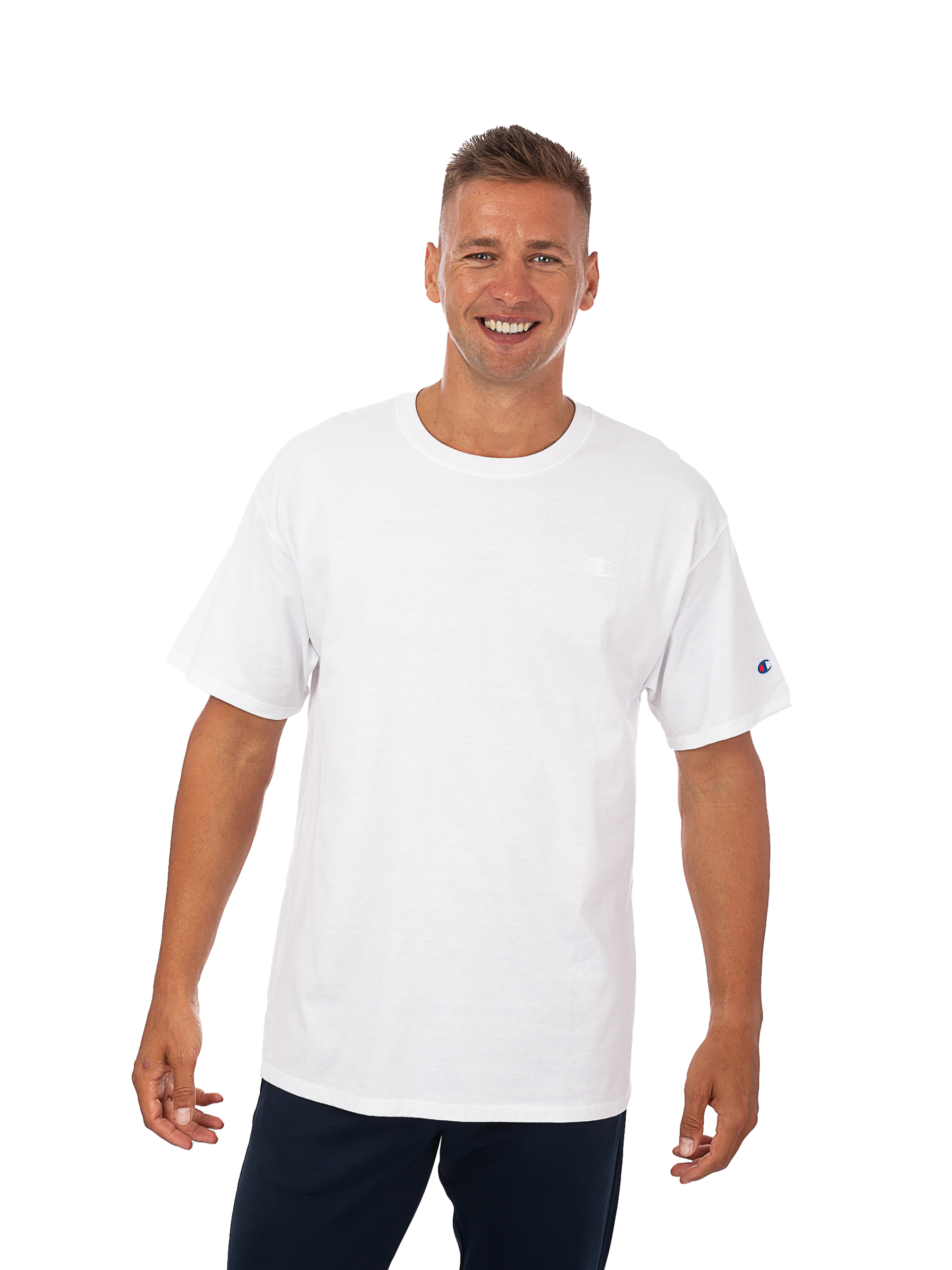 

Футболка мужская Champion T0223 белая XL, Белый, T0223